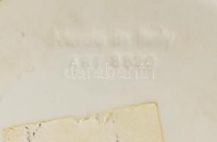 Olivás, paradicsomos mintájú mázas kerámia tányér készlet. Jelzett. hibátlan. + szalvéta tartó