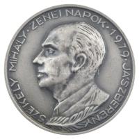 1978. Székely Mihály Zenei Napok 1978 - Jászberény ezüstözött fém emlékérem (60mm) T:AU