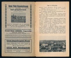 Eger Kiskalauza. Kivonat a Lloyd Magyarország útikönyvből 16p. cca 1910. Papíírborítóval Voit Pál (1...