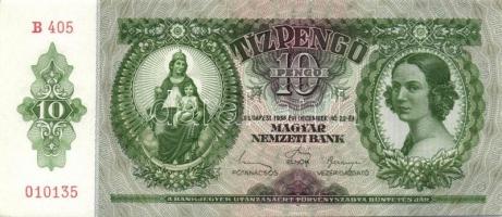 1936. 10P (5x) egymás utáni sorszámokkal T:I