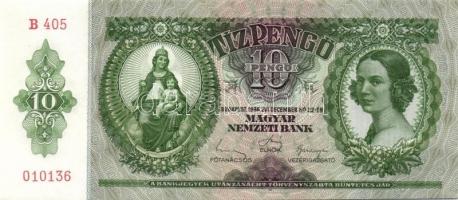 1936. 10P (5x) egymás utáni sorszámokkal T:I