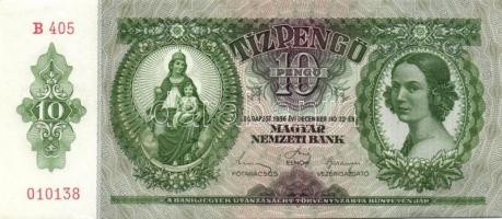 1936. 10P (5x) egymás utáni sorszámokkal T:I