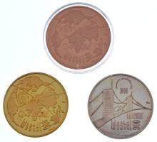 Fritz Mihály (1947-) 1996. "Westel 900 - A kapcsolat - Nemzeti minőségi díj" (3xklf) arany...