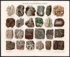 cca 1900 össz. 30 db színes illusztráció a Pallas Nagy Lexikonából és Meyers Konversation-Lexikonból...