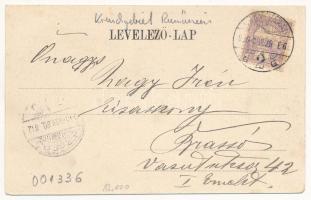 1900 Nagyvárad, Oradea, Grosswardein; Törvényszéki palota. Sonnenfeld A. kiadása / Justiz Palais / p...