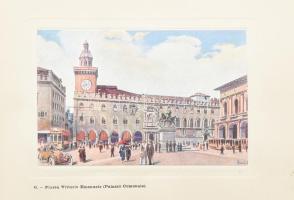 cca 1900 Ricordo di Bologna 12 képet tartalmazó füzet 25x17 cm