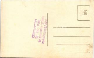 Lillafüred (Miskolc), étterem, belső, pincérek pezsgőkkel. Seidner Zoltán photo