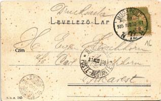 1905 Budapest VI. Andrássy út. Montázs vonuló K.u.K. katonákkal. S. D. M. 145. (EB)