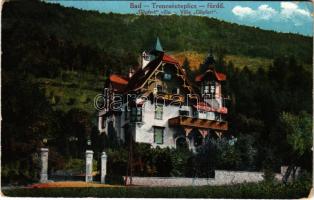 1917 Trencsénteplic, Trencianske Teplice; Göpfert villa. Wertheim Zsigmond kiadása / spa, villa (EK)