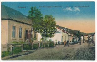 1930 Nagyilonda, Ileanda; Strada Principala cu Primaria / Fő utca, községháza. Verbiczky Géza kiadása / main street, town hall (EK)