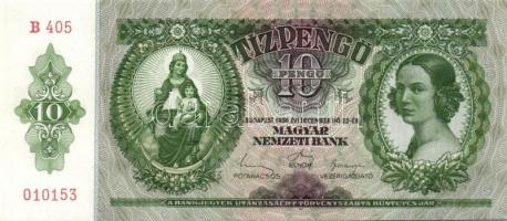 1936. 10P (6x) egymás utáni sorszámokkal T:I