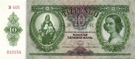 1936. 10P (6x) egymás utáni sorszámokkal T:I