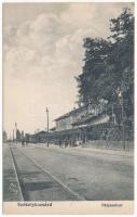 Székelykocsárd, Kocsárd, Lunca Muresului; vasútállomás. Adler Árthur fényirda 2690. B. / railway station