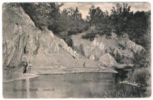 1909 Szováta-fürdő, Baile Sovata; Vörös tó. Szovátai fényképész kiadása / lake (EK)