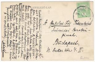 1912 Tordai-hasadék, Cheile Turzii, Torda, Turda; férfi puskával. Füssy József kiadása / man with gu...