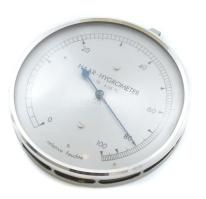 Hygrometer (páratartalom-mérő), fém és műanyag, d: 10 cm