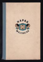 Hapag Weltreise 1932. Mit dem Dreischrauben-Luxusdampfer "Resolute" vom Januar bis Mai. Hamburg, é.n., Hamburg-Amerika Linie, 80 p. Német nyelven. Fekete-fehér és színes képekkel gazdagon illusztrált világkörüli hajóút leírásával, praogramjával Kiadói félvászon-kötés, kissé sérült gerinccel, borítón néhány apró folttal, máskülönben jó állapotban.