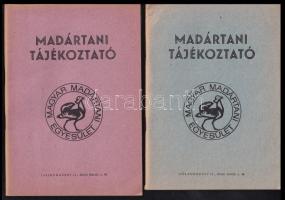 1981 Madártani tájékoztató 2 száma: 1981.július-augusztus-szeptember és október-november-december. Bp., Magyar Madártani Egyesület. Papírkötés.