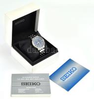 Seiko automata karóra, működik, papírokkal, dobozban, plusz csatt szemekkel, d: 42 mm