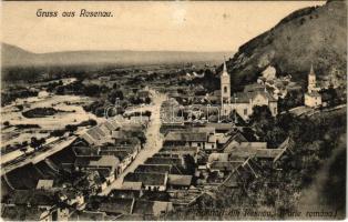 Barcarozsnyó, Rozsnyó, Rosenau, Rasnov; (Parte romana) / templomok. Georg Gutt kiadása / churches