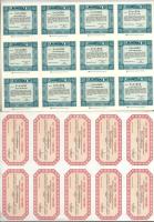 1991-1999. 10db klf részvény, közte "HAVAS Kereskedelmi Részvénytársaság", "KONTRAX T...