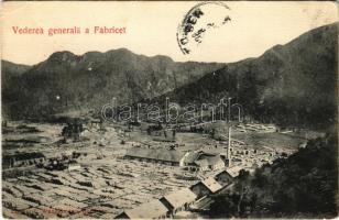 1908 Brezoi, Brezoiu (Valcea); Vederea generala a Fabricei, Lotru Societate Anonima Romana pentru Exploatare de Paduri / fűrésztelep / factory, sawmill (EK)