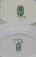 2 db kézzel festett Zsolnay porcelán hamutartó / 2 Zsolnay chinaware ashtrays 10 cm