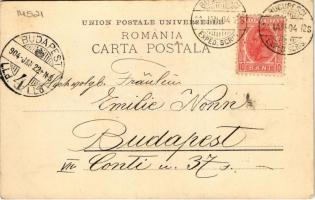 1904 Bucharest, Bukarest, Bucuresti, Bucuresci; Magasinul general de Paris / shopping palace, newspa...