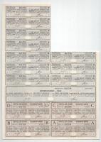 Budapest 1927. "Első Budapesti Gőzmalmi Részvénytársaság" részvénye 50P-ről, szárazpecsétt...