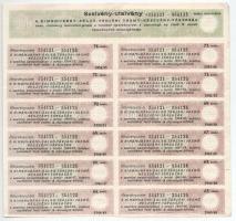 Budapest 1925. "Rimamurány-Salgó-Tarjáni Vasmű Részvény-Társaság" 5 részvénye egyenként 50...