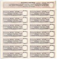 Budapest 1925. "Rimamurány-Salgó-Tarjáni Vasmű Részvény-Társaság" 5 részvénye egyenként 50...