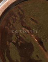 Bere István: Ikebana. Kerámia, hibátlan, d: 15 cm