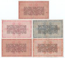 1946. 1.000.000AP (3x) kettő vízjeles papíron és sorszámmal, a harmadik sima papíron sorszám nélkül ...