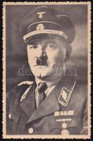 Julius Schreck (1898-1936), Adolf Hitler gépkocsivezetője és testőre, magas rangú SS-tag, sokszorosított fotó, hátoldalán cirill betűs bélyegzőkkel, 13,5x9 cm