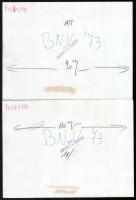 1973 BNV '73, 5 db sajtófotó (Vajdahunyad vára, Ganz pavilon a Városligeti-tavon, mezőgazdasági...