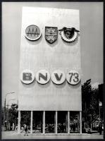 1973 BNV '73, 5 db sajtófotó (Vajdahunyad vára, Ganz pavilon a Városligeti-tavon, mezőgazdasági...