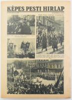 1938 Képes Pesti Hírlap LX. évf. 137. és 219. száma, a címlapokon kassai ünnepségek képei, számos fekete-fehér fotóval