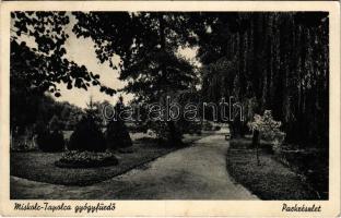 1939 Miskolctapolca, Miskolc-Tapolca gyógyfürdő, park (EK)