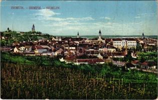 1914 Zimony, Semlin, Zemun; szőlőhegy. Milan Ilkic / vineyards (fl)