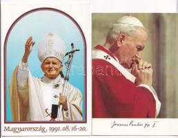 15 db MODERN vallásos képeslap: pápák / 15 modern religious motive postcards: popes