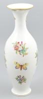 Herendi Viktória mintás váza, kopott, jelzett, m: 34 cm