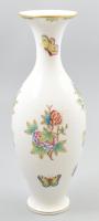 Herendi Viktória mintás váza, kopott, jelzett, m: 34 cm