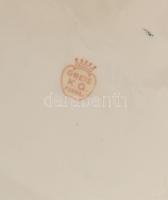 GREIS K.Q. FERREL fajansz váza, jelzett repedt, m: 44,5 cm