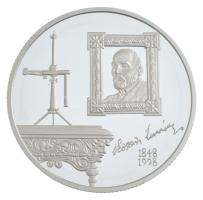 1998. 2000Ft Ag "Eötvös Lóránd" kapszulában, tanúsítvánnyal T:PP Adamo EM156