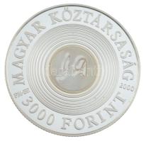 2000. 3000Ft Ag "Gábor Dénes" kapszulában, tanúsítvánnyal, tájékoztatóval T:PP Adamo EM166