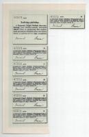 Temesvár 1913. "Temesvári Polgári Sörfőzde Részvénytársaság" részvénye 200K-ról, szárazpec...