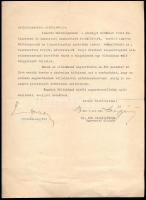 1936 Bp., Baross Szövetség Országos Idegenforgalmi és Fürdőügyi Főcsoportjának fejléces, gépelt leve...