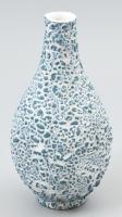Borsómázas váza. Jelzés nélküli mázas kerámia, minimális lepattanással 20 cm