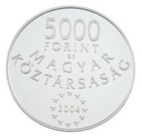 2004. 5000Ft Ag "Magyarország az Európai Unió tagja" kapszulában, tájékoztatóval T:PP Adam...