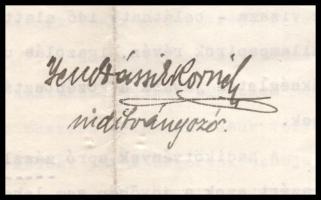 1925 Magyar Mérnökök és Építészek Szövetsége beadványa a kormányhoz a háborús kötvények visszafizeté...